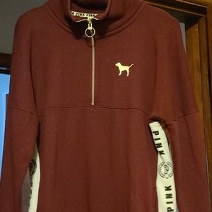 VS PINK zip top sweatshirt